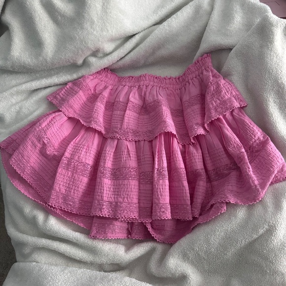 LoveShackFancy NWT pink size medium skirt - Picture 1 of 4